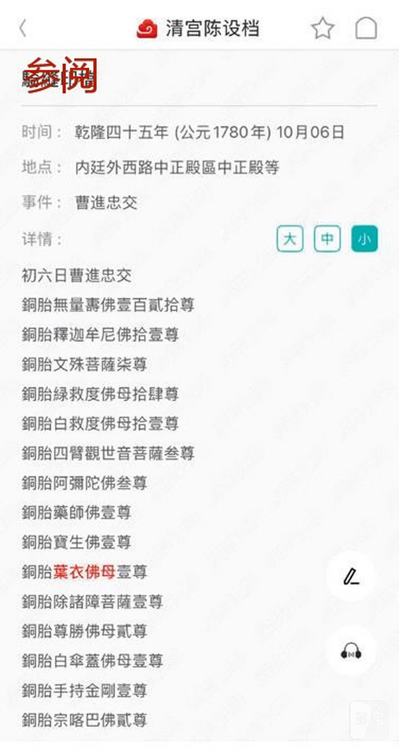 清乾隆（1736-1795年）叶衣佛母像 - 图10